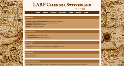 Desktop Screenshot of larpkalender.ch